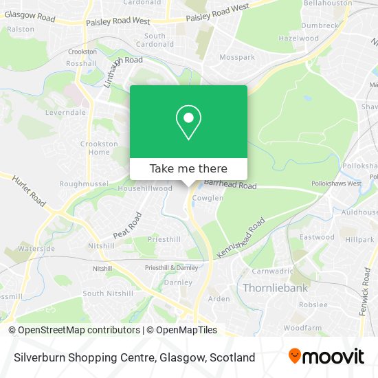 Silverburn Shopping Centre, Glasgow map