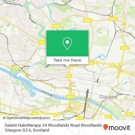 Salann Halotherapy, 34 Woodlands Road Woodlands Glasgow G3 6 map