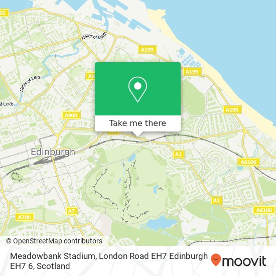 Meadowbank Stadium, London Road EH7 Edinburgh EH7 6 map