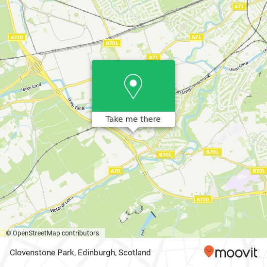Clovenstone Park, Edinburgh map