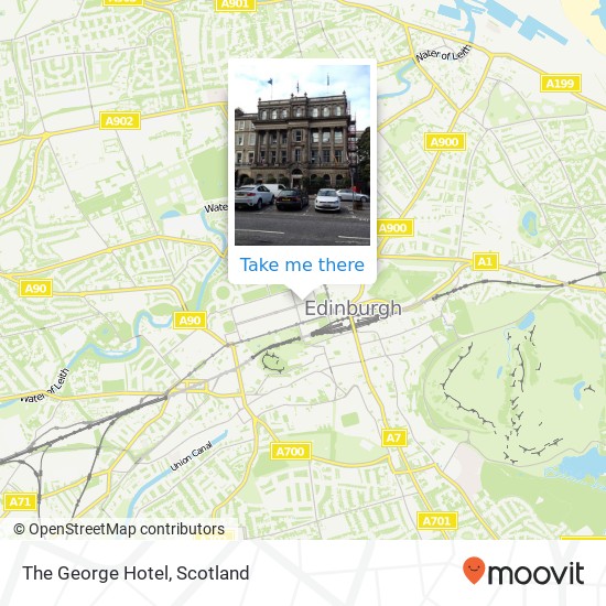 The George Hotel, 19-21 George Street EH2 Edinburgh EH2 2PB map