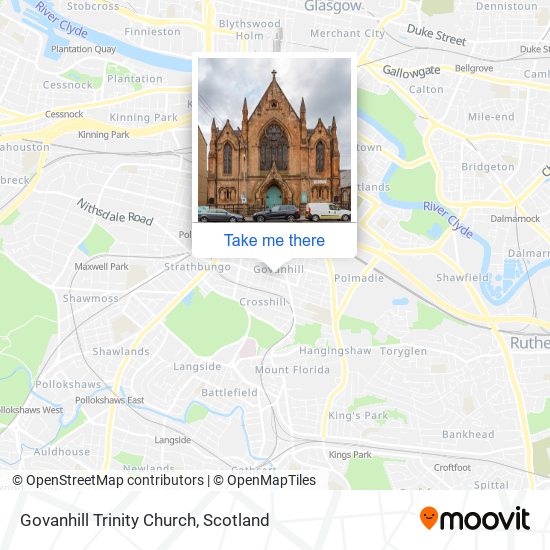 Govanhill Trinity Church map