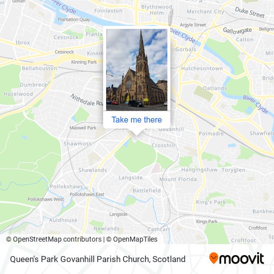 Queen's Park Govanhill Parish Church map