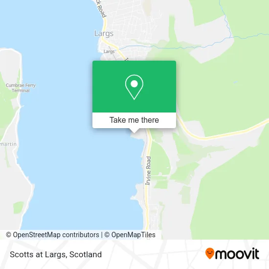 Scotts at Largs map