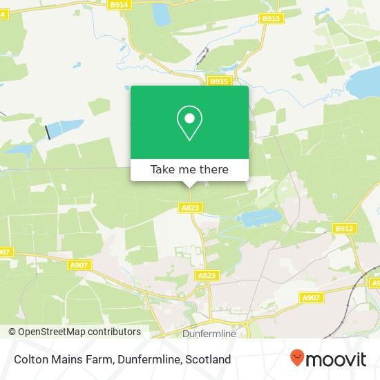 Colton Mains Farm, Dunfermline map