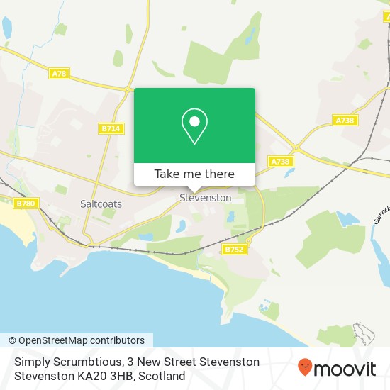 Simply Scrumbtious, 3 New Street Stevenston Stevenston KA20 3HB map