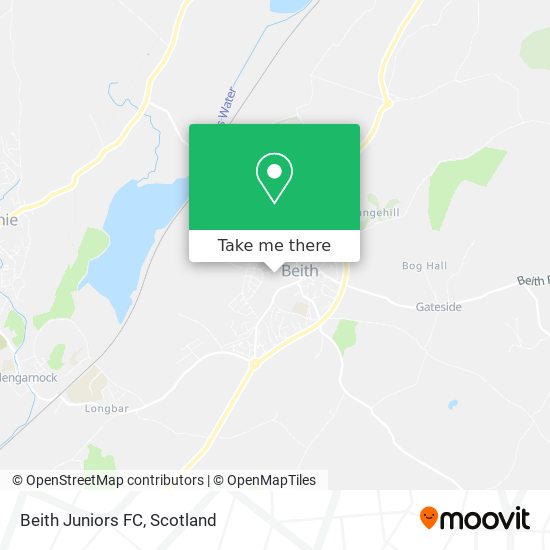 Beith Juniors FC map