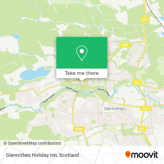 Glenrothes Holiday Inn map