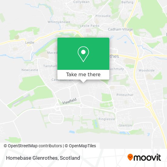 Homebase Glenrothes map