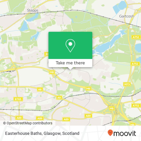 Easterhouse Baths, Glasgow map