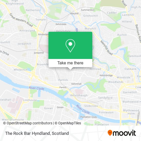 The Rock Bar Hyndland map