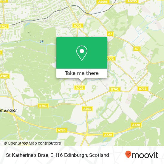 St Katherine's Brae, EH16 Edinburgh map