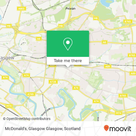 McDonald's, Glasgow Glasgow map