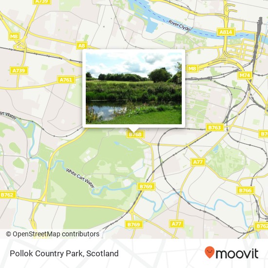 Pollok Country Park map