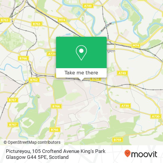 Pictureyou, 105 Croftend Avenue King's Park Glasgow G44 5PE map