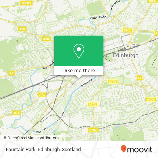 Fountain Park, Edinburgh map