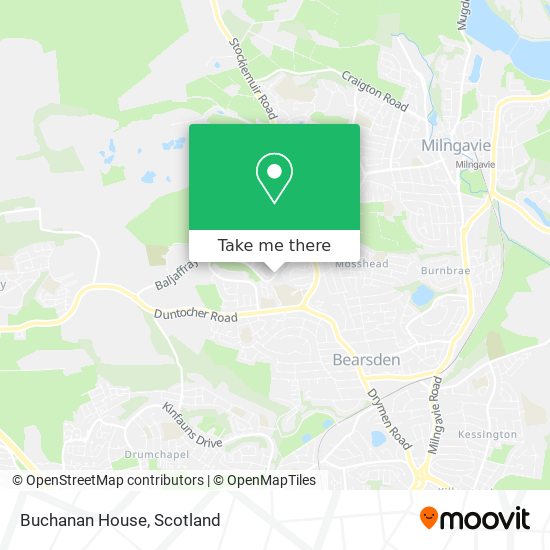 Buchanan House map