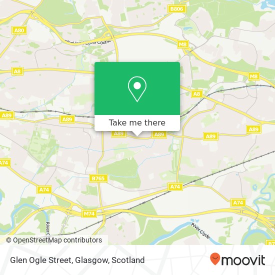 Glen Ogle Street, Glasgow map
