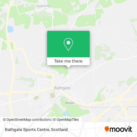 Bathgate Sports Centre map