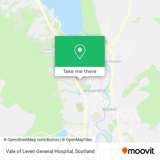 Vale of Leven General Hospital map