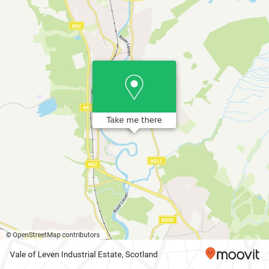 Vale of Leven Industrial Estate map