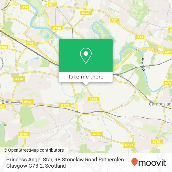 Princess Angel Star, 98 Stonelaw Road Rutherglen Glasgow G73 2 map
