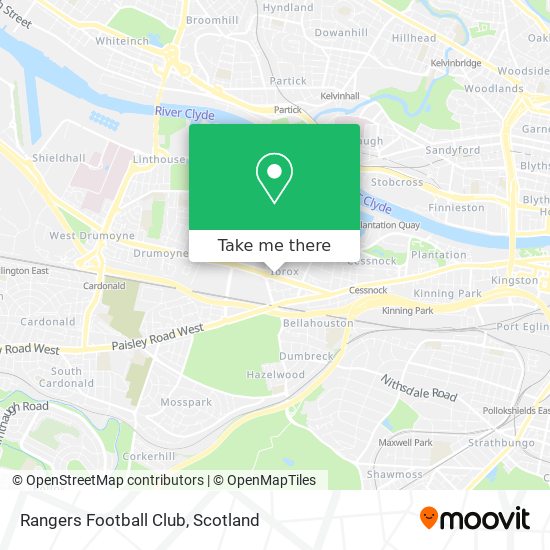 Rangers Football Club map