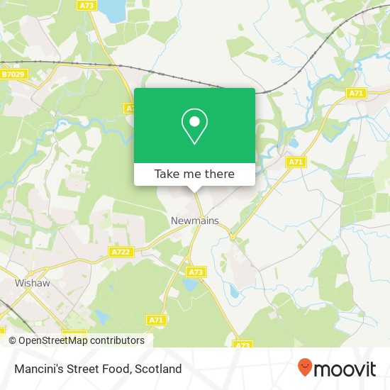 Mancini's Street Food map