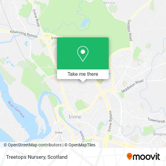 Treetops Nursery map
