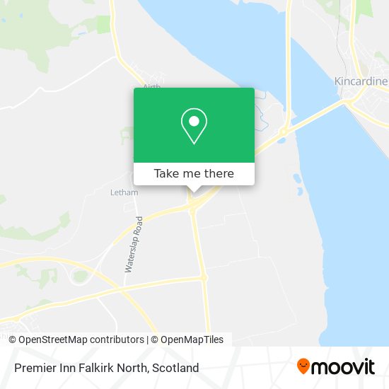 Premier Inn Falkirk North map