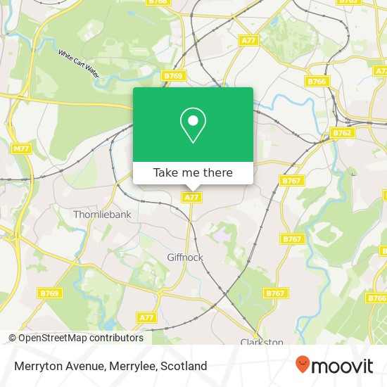 Merryton Avenue, Merrylee map