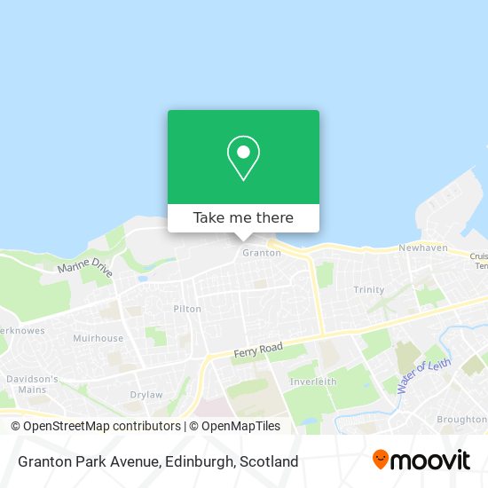 Granton Park Avenue, Edinburgh map