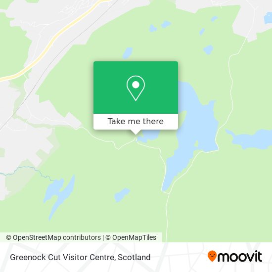 Greenock Cut Visitor Centre map