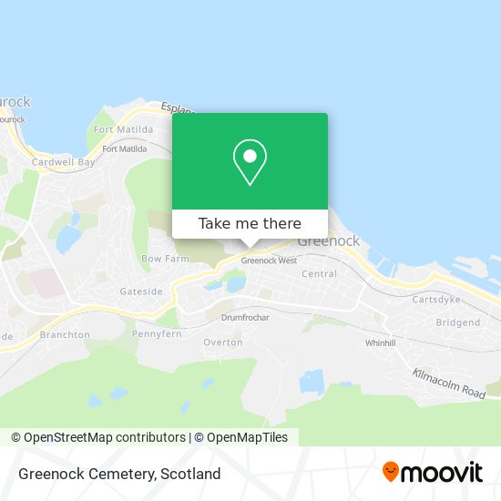 Greenock Cemetery map