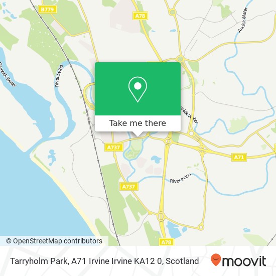 Tarryholm Park, A71 Irvine Irvine KA12 0 map