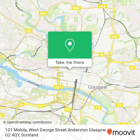 101 Mobile, West George Street Anderston Glasgow G2 4QY map