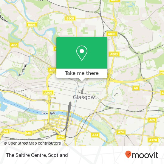 The Saltire Centre map