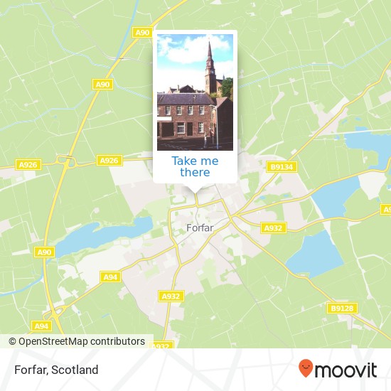 Forfar map