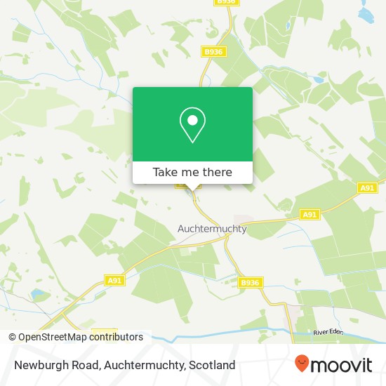 Newburgh Road, Auchtermuchty map