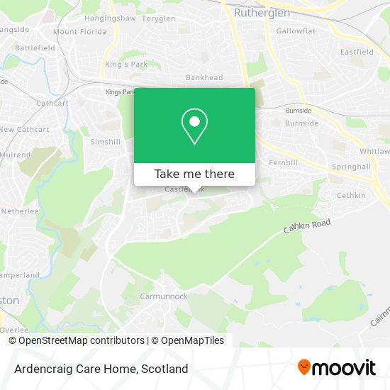 Ardencraig Care Home map
