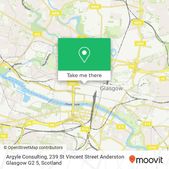 Argyle Consulting, 239 St Vincent Street Anderston Glasgow G2 5 map
