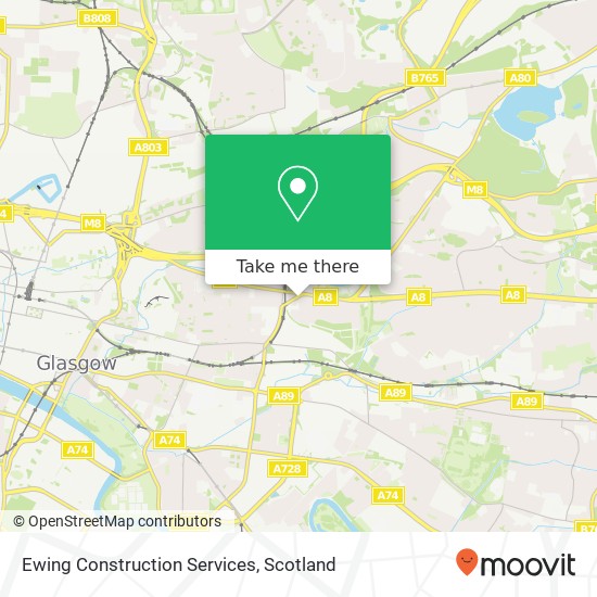Ewing Construction Services map