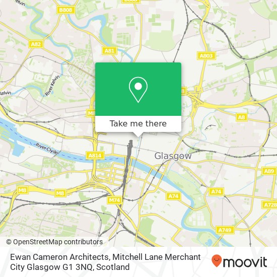 Ewan Cameron Architects, Mitchell Lane Merchant City Glasgow G1 3NQ map