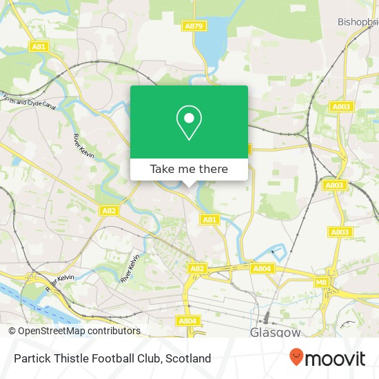 Partick Thistle Football Club map