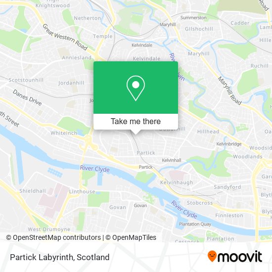 Partick Labyrinth map