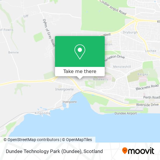 Dundee Technology Park map