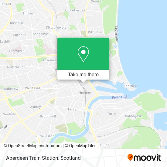 Aberdeen Train Station Map How To Get To Aberdeen Train Station By Train Or Bus?