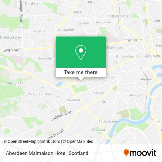 Aberdeen Malmaison Hotel map