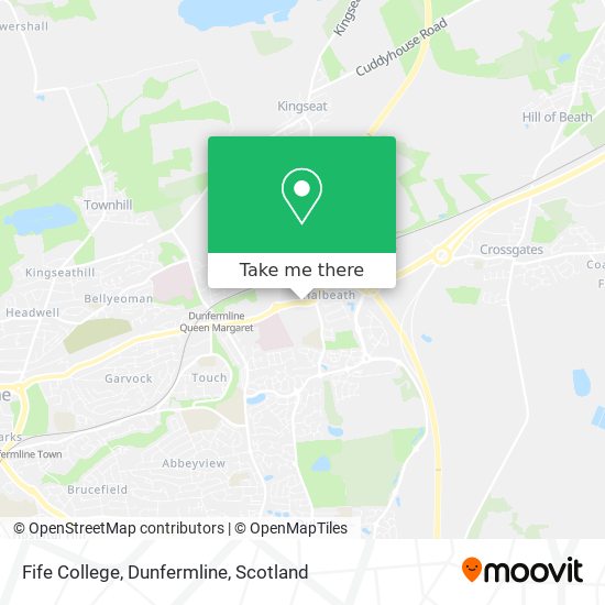 Fife College, Dunfermline map