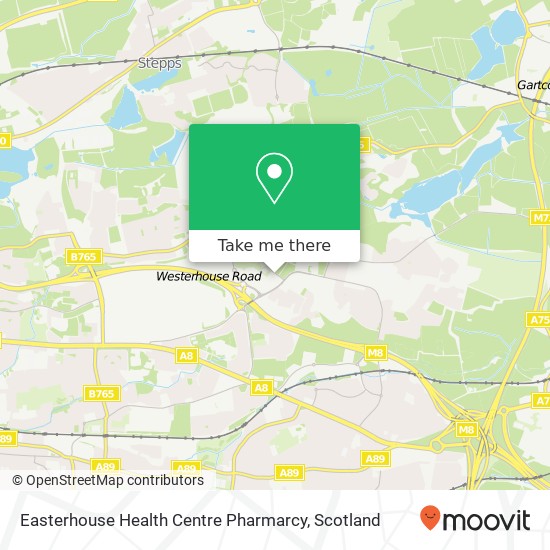 Easterhouse Health Centre Pharmarcy map